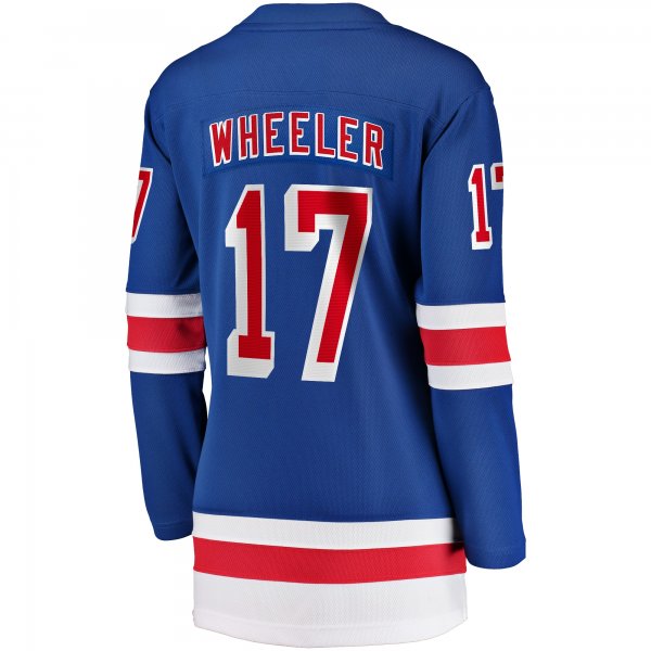 Women's New York Rangers Blake Wheeler Fanatics Blue Home Breakaway Player Jersey