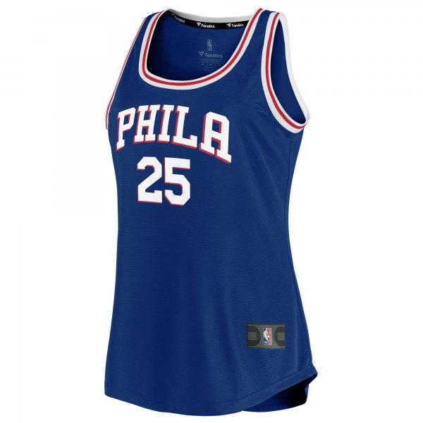 Women's Philadelphia 76ers Ben Simmons Fanatics Royal Fast Break Team Tank Jersey - Icon Edition