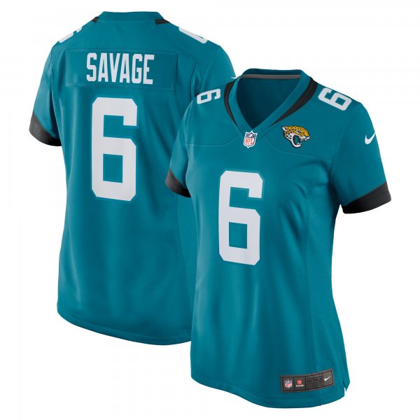 Women's Jacksonville Jaguars Darnell Savage Nike  Teal Team Game Jersey