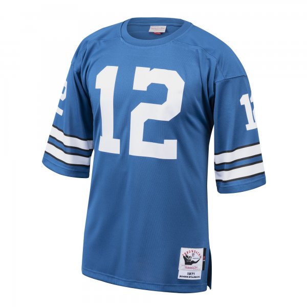 Men's Dallas Cowboys 1971 Roger Staubach Mitchell & Ness Royal Throwback Retired Player Jersey