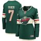 Women's Minnesota Wild Brock Faber Fanatics Green Home Breakaway Player Jersey