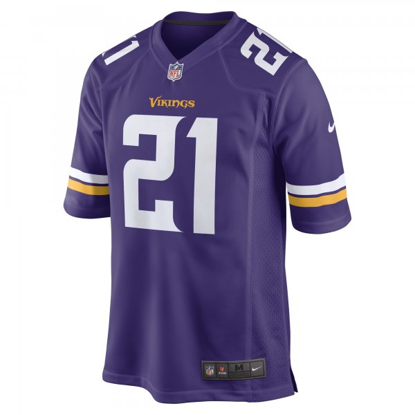 Men's Minnesota Vikings Akayleb Evans Nike Purple Game Player Jersey