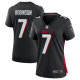 Women's Atlanta Falcons #7 Bijan Robinson Nike Black 2023 NFL Draft First Round Pick Limited Jersey