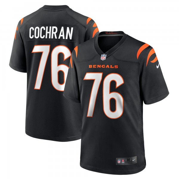 Men's Cincinnati Bengals Devin Cochran Nike Black Game Player Jersey