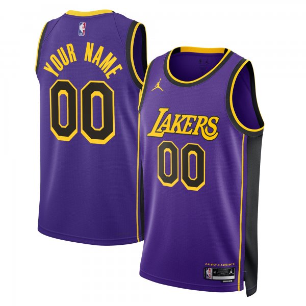 Unisex Los Angeles Lakers Jordan Brand Purple 2022/23 Swingman Custom Jersey - Statement Edition