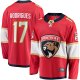 Men's Florida Panthers Evan Rodrigues Fanatics Red Home Breakaway Jersey