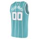 Men's Charlotte Hornets Fanatics Teal Fast Break Replica Custom Jersey - Icon Edition