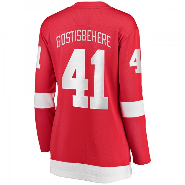 Women's Detroit Red Wings Shayne Gostisbehere Fanatics Red Home Breakaway Player Jersey