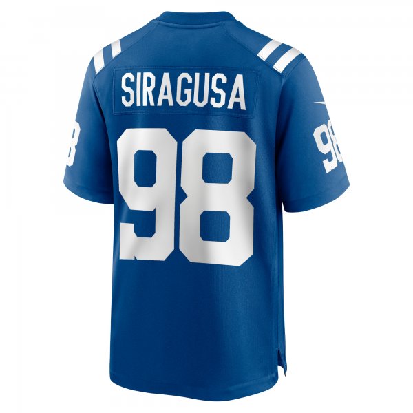 Men's Indianapolis Colts Tony Siragusa Nike Royal Game Retired Player Jersey