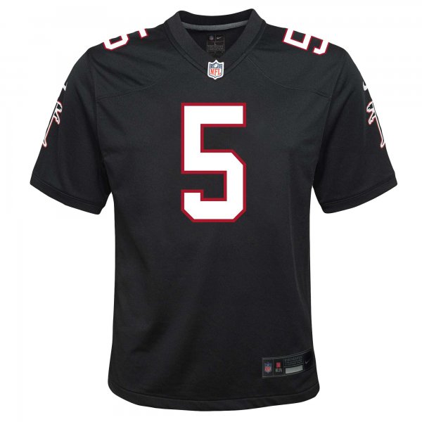 Youth Atlanta Falcons Drake London Nike Black Game Jersey