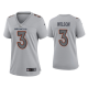 WoMen's Denver Broncos Russell Wilson Gray Atmosphere Fashion Game Jersey