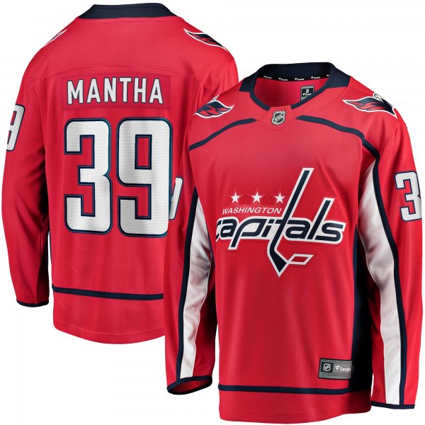 Men's Washington Capitals Anthony Mantha Fanatics Red Home Breakaway Replica Jersey