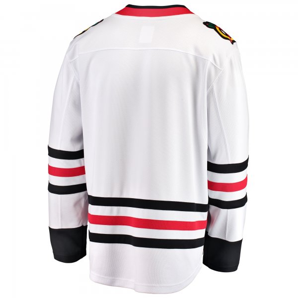 Men's Chicago Blackhawks Fanatics White Breakaway Away Jersey