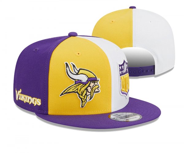 Minnesota Vikings Purple Yellow And Red Cap