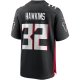 Men's Atlanta Falcons Jaylinn Hawkins Nike Black Player Game Jersey