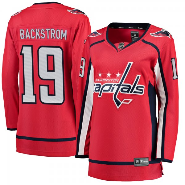 Women's Washington Capitals Nicklas Backstrom Fanatics Red Home Breakaway Player Jersey