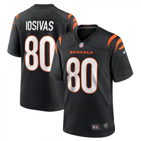 Men's Cincinnati Bengals Andrei Iosivas Nike  Black Team Game Jersey