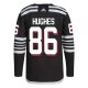 Men's New Jersey Devils Jack Hughes adidas Black Alternate Primegreen Player Jersey