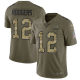 Nike Green Bay Packers #12 Aaron Rodgers Olive/Camo Men's Stitched NFL Limited 2017 Salute To Service Jersey