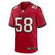 Men's Tampa Bay Buccaneers Markees Watts Nike  Red  Game Jersey