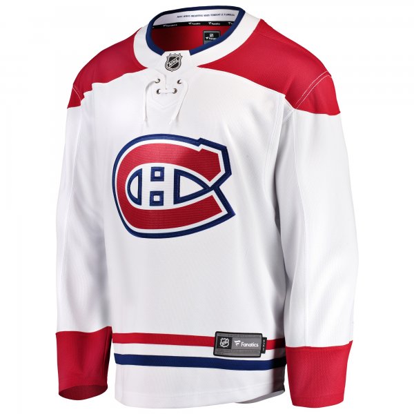 Men's Montreal Canadiens Fanatics White Breakaway Away Jersey