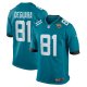 Men's Jacksonville Jaguars Josiah Deguara Nike  Teal Team Game Jersey