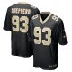 Men's New Orleans Saints Nathan Shepherd Nike Black Game Jersey