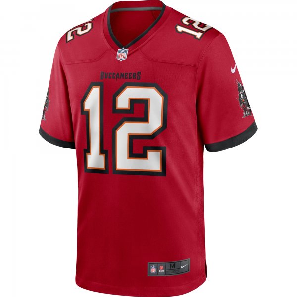 Men's Tampa Bay Buccaneers Tom Brady Nike Red Game Jersey