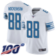 Men's Detroit Lions #88 T.J. Hockenson White Stitched NFL 100th Season Vapor Limited Jersey