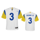 Youth Los Angeles Rams #3 Odell Beckham Jr. White Alternate Game Jersey