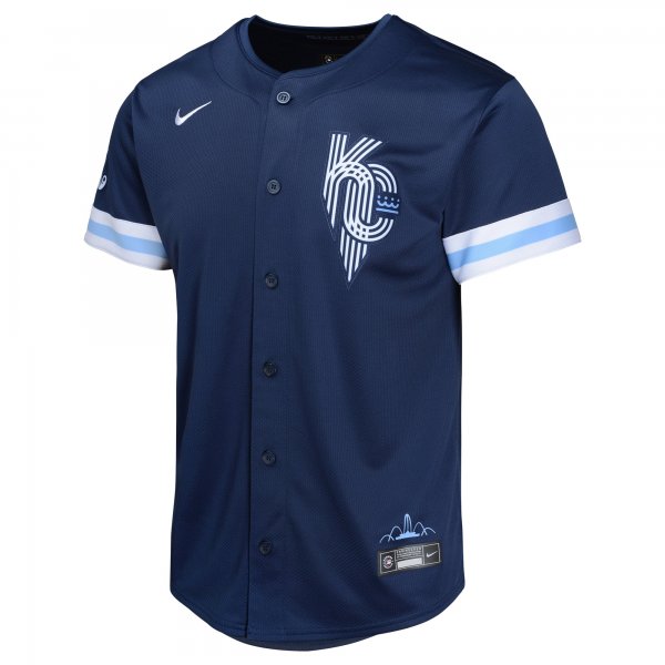 Youth Kansas City Royals  Nike Navy City Connect Limited Jersey