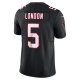 Men's Atlanta Falcons Drake London Nike Black Vapor F.U.S.E. Limited Jersey