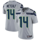 Men's Nike Seattle Seahawks #14 DK Metcalf Gray Alternate Vapor Untouchable Limited NFL Jersey