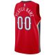 Men's New Orleans Pelicans Jordan Brand Red Swingman Custom Jersey - Statement Edition