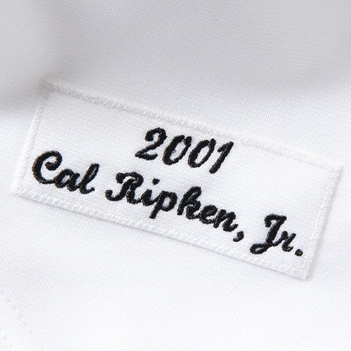 Men's Baltimore Orioles Cal Ripken Mitchell & Ness White Home Jersey