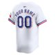 Youth Texas Rangers Nike White Home Limited Custom Jersey