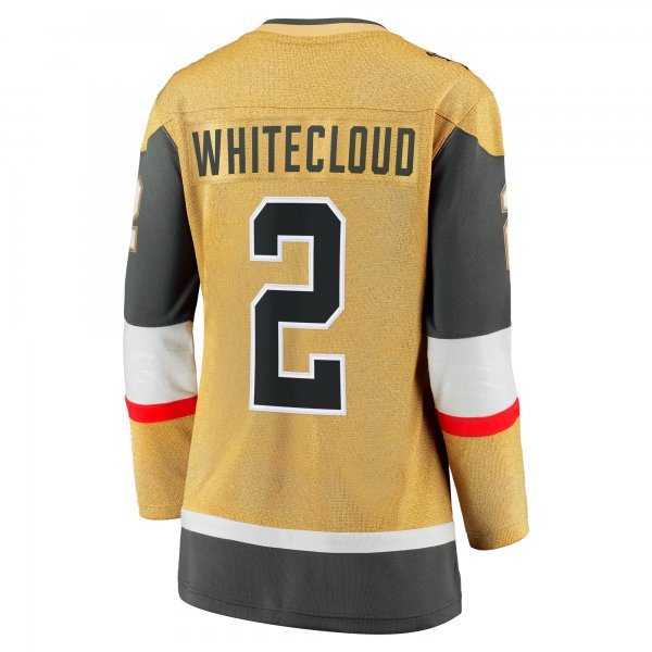 Women's Vegas Golden Knights Zach Whitecloud Fanatics Gold Alternate Breakaway Player Jersey