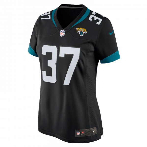 Women's Jacksonville Jaguars Tre Herndon Nike Black Game Jersey