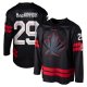 Men's #29 Nathan MacKinnon Black Hockey Canada 2026 Jersey