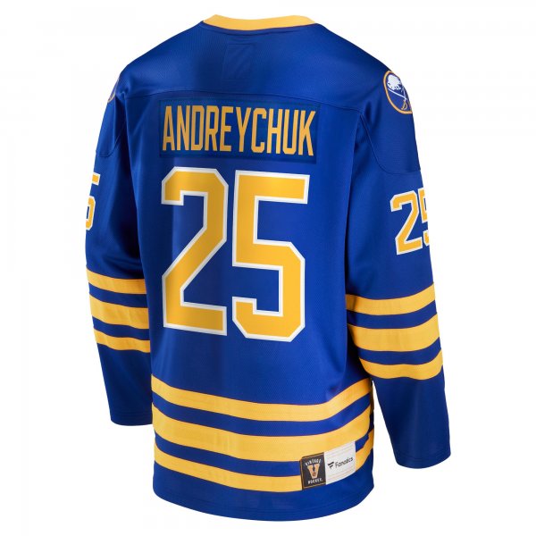 Men's Buffalo Sabres Dave Andreychuk Fanatics Royal Breakaway Retired Player Jersey