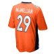 Men's Denver Broncos JaQuan McMillian Nike  Orange Team Game Jersey