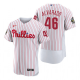 Men's Philadelphia Phillies Jose Alvarado White 2022 World Series Flex Base Jersey