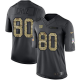 Nike New York Giants #80 Victor Cruz Black Men's Stitched NFL Limited 2016 Salute to Service Jersey