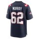 Men's New England Patriots Bill Murray Nike Navy Game Player Jersey