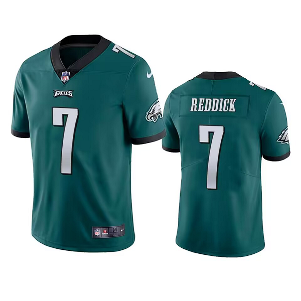 Men's Philadelphia Eagles #7 Haason Reddick Green Vapor Limited Jersey