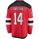 Men's New Jersey Devils Nathan Bastian Fanatics Red Home Breakaway Player Jersey