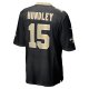 Men's New Orleans Saints Brett Hundley Nike Black Game Player Jersey