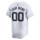 Youth New York Yankees Nike White Home Limited Custom Jersey