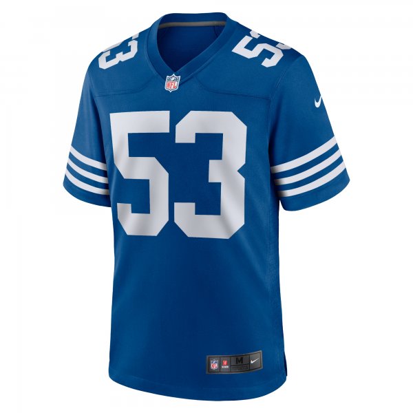 Men's Indianapolis Colts Shaquille Leonard Nike Royal Alternate Game Jersey