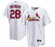 Nike Men's St. Louis Cardinals #28 Nolan Arenado Replica Cool Base White Jersey